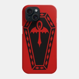 Vampire Masquerade in black Phone Case