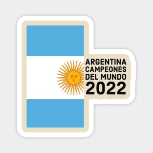 Argentina Campeones del Mundo 2022 Magnet