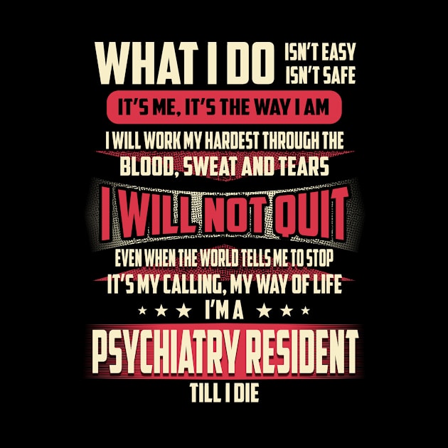 Psychiatry Resident What i Do by Rento