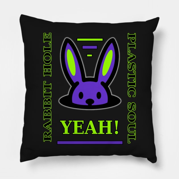 Rabbit Hole - Plastic Soul Pillow by Specialstace83