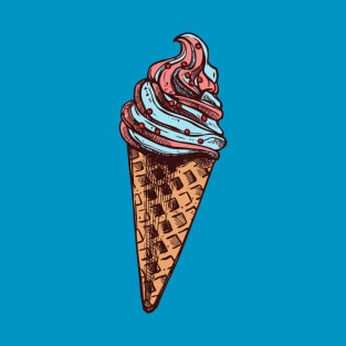 Cute Kawaii Ice Cream T-Shirt