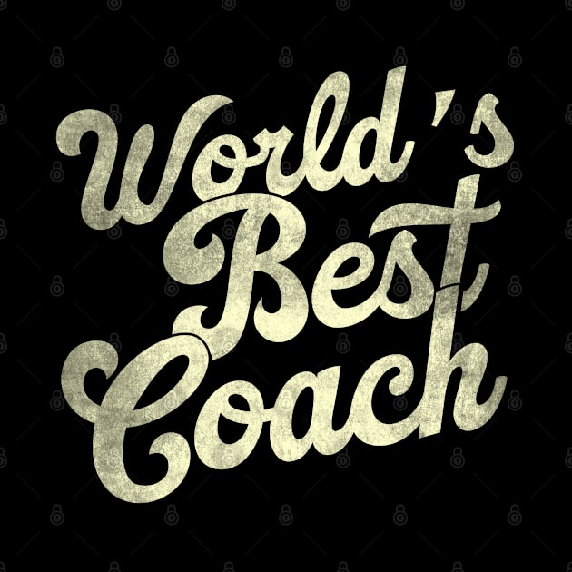 World's best coach. Perfect present for mother dad father friend him or her by SerenityByAlex