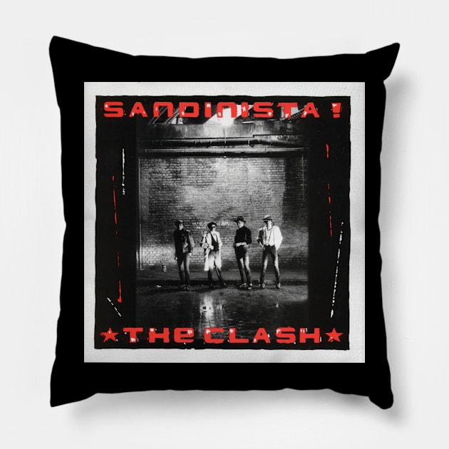 THE CLASH- SANDINISTA! Pillow by The Jung Ones