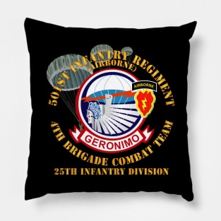 501st Infantry Regiment - 4th Bde Combat Tm - 25th ID Pillow