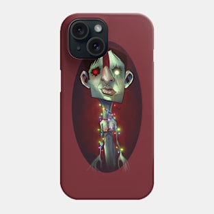 Halloween to Xmas Oval Phone Case