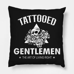 Tattooed gentleman Pillow