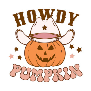 Howdy Pumpkin Halloween pumpkin T-Shirt