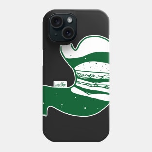 Food in My Stomach - Burger (Color) Phone Case