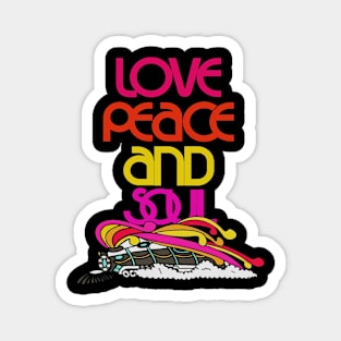soul train vintage Magnet