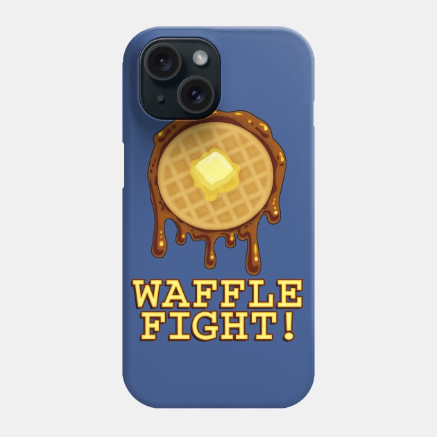 Waffle Fight! Phone Case by andyjhunter