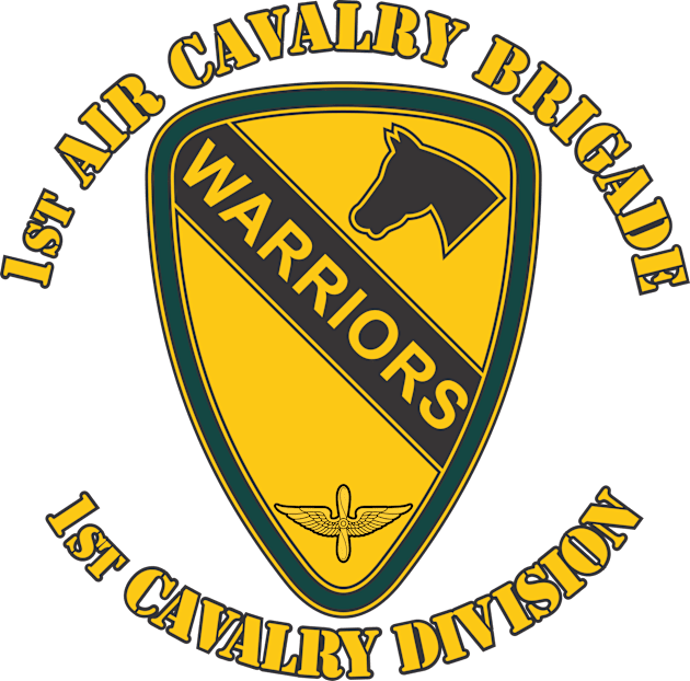 1st Air Cavalry Brigade Kids T-Shirt by MBK