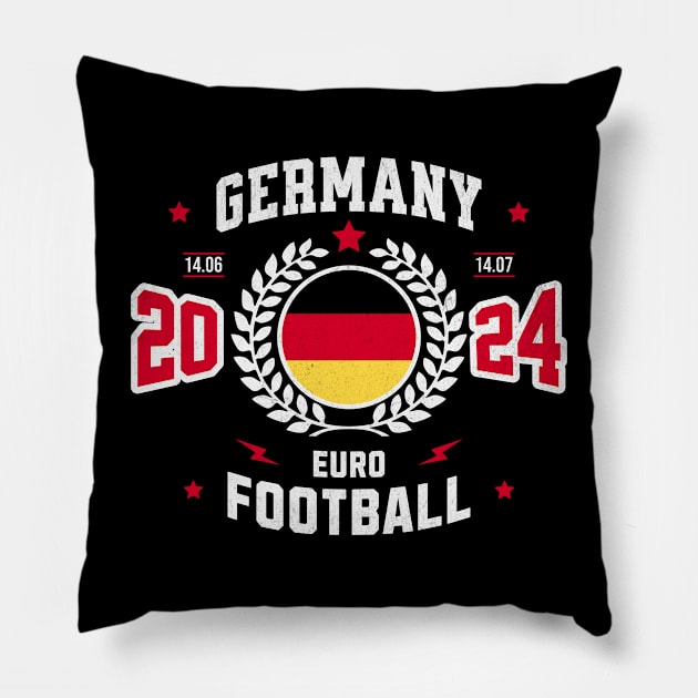 Germany 2024 Football Pillow by Kicosh