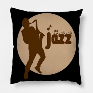 Jazz Saxophonist Pillow