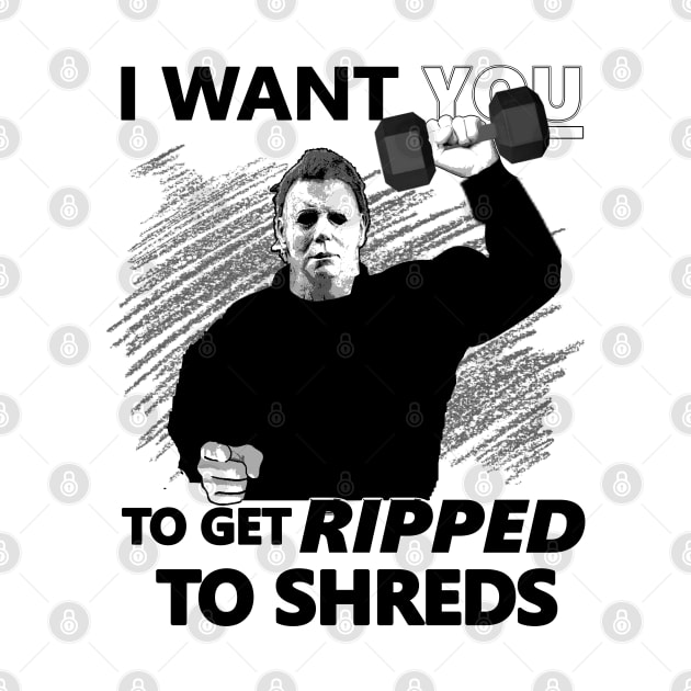 Michael Myers - I Want You to Get Ripped to Shreds by red-leaf