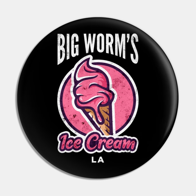 Big Worm's Ice Cream Pin by oskibunde