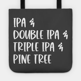 White IPA Beer List Tote