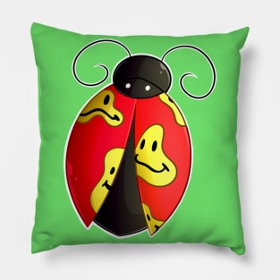 Lady Bug Design Pillow