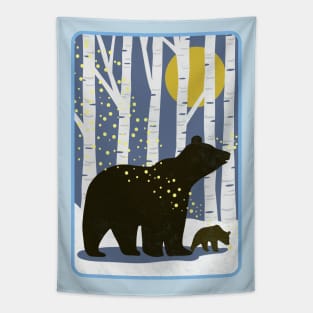 Fireflies and Bears Tapestry