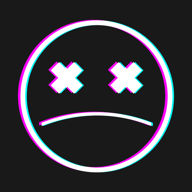 Glitch Sad Face by Outcasted