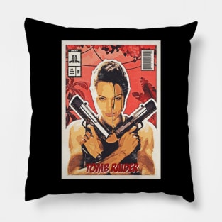 Tomb Raider Comic Pillow