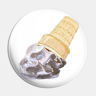 Melted ice-cream (vanilla) Pin