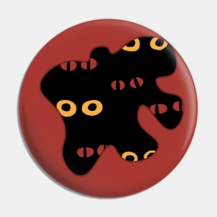Eyes in the hole Pin