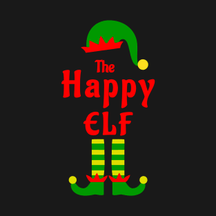 The Happy Elf Family Matching Christmas 2020 Gift  T-Shirt