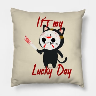 Lucky Friday the 13th Pillow