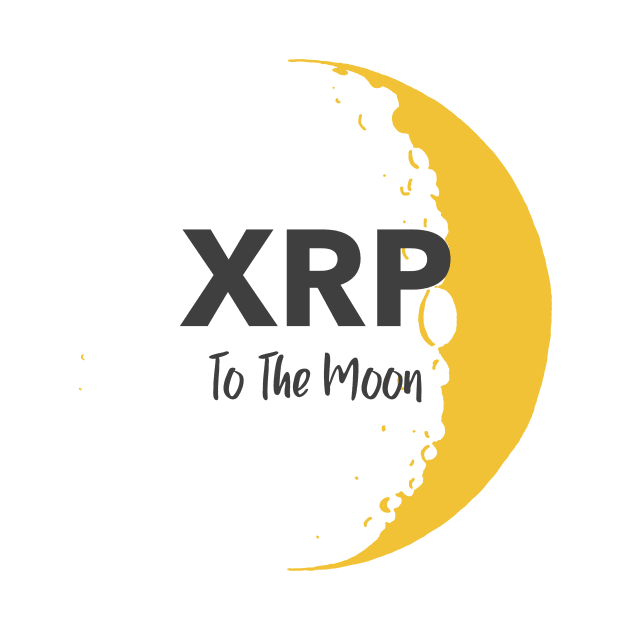 XRP To The Moon by Tshirtguy