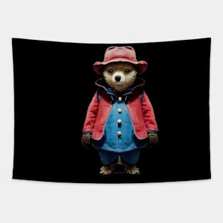 Paddington Bear in Red & Blue coat Tapestry