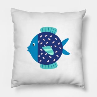 Fish illustration Pillow