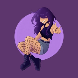 Purple Rocker Girl T-Shirt