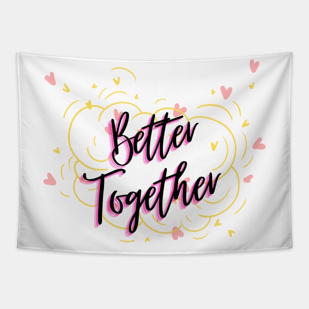 Better Together Tapestry by Nada's corner