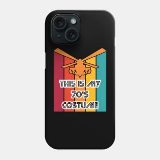 Drone Pilot Halloween Costume Party Retro Vintage 70s Phone Case