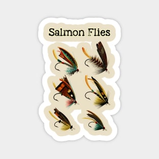 Vintage Salmon Flies Magnet