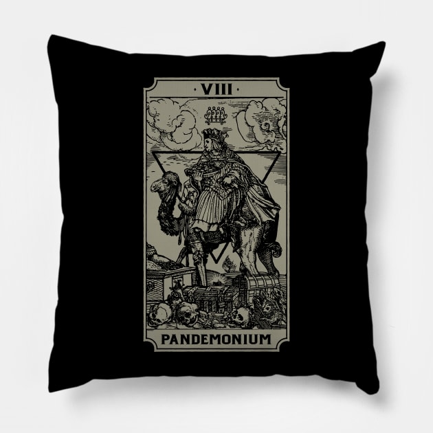 King Paimon Tarot Pillow by Pufahl