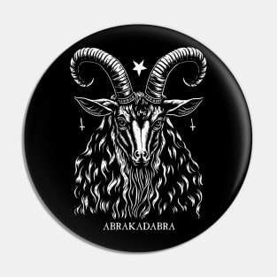 Goat Abrakadabra Pin