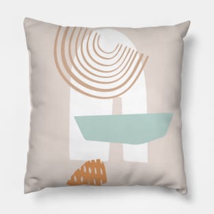 Modern Shapes #illustration #digitalart Pillow