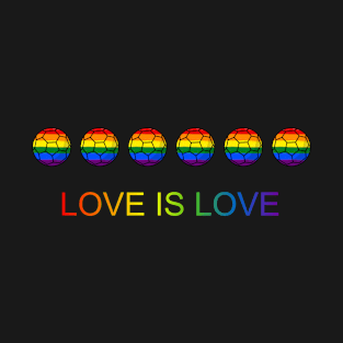 Love is Love - Pride Rainbow Handball T-Shirt