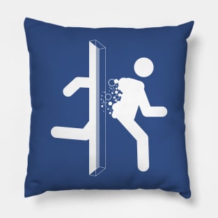 Loki – Portal Icon (white) Pillow