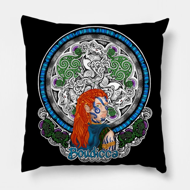 What would Boudicca do? Pillow by Tori Jo