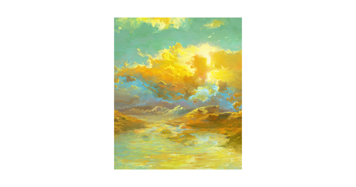 Dawn Landscape Digital Art By Macroart