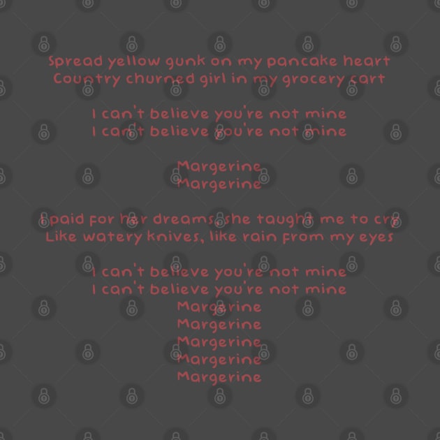 Sadgasm Margerine Lyrics by Tommymull Art 