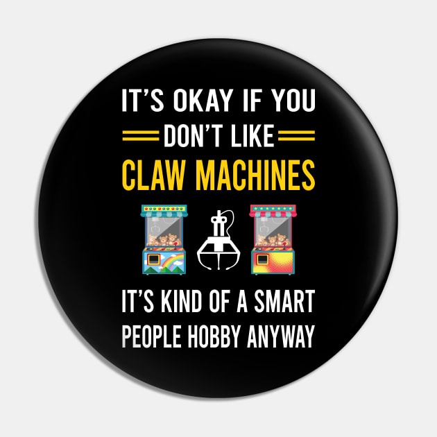 Smart People Hobby Claw Machine Crane Pin by Bourguignon Aror