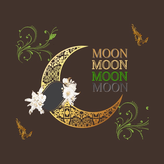 moon t shirt by gorgeous wall art