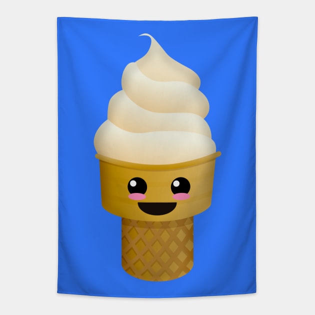 Kawaii Soft serve Tapestry by Cheebies