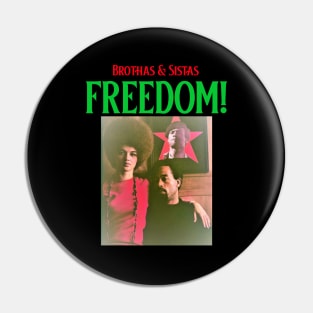 Black Freedom Pin