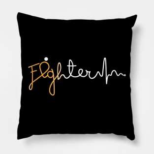 Fighter- Appendix Cancer Gifts Appendix Cancer Awareness Pillow