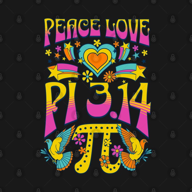 Peace Love Pi by Delta V Art