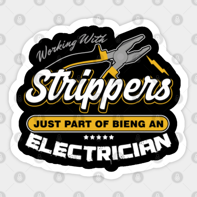 TYPO - Electrician - Sticker